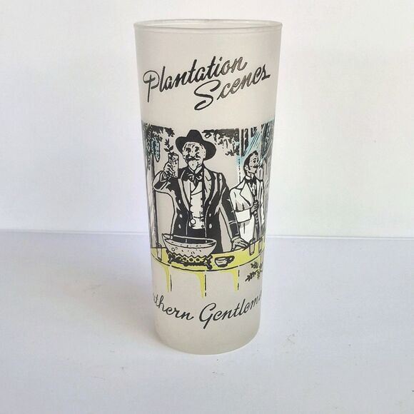 Vintage Libbey Frosted Plantation Series Set Of 2 Tall Iced Tea Cocktail Glasses - Picture 2 of 5